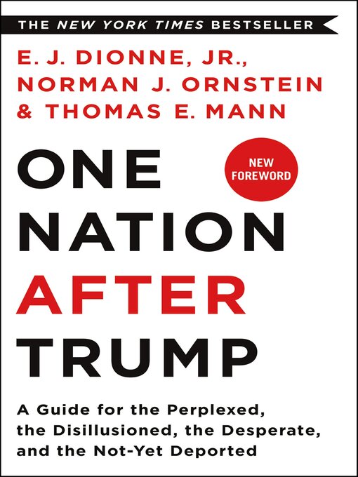 Title details for One Nation After Trump by E.J. Dionne, Jr. - Available